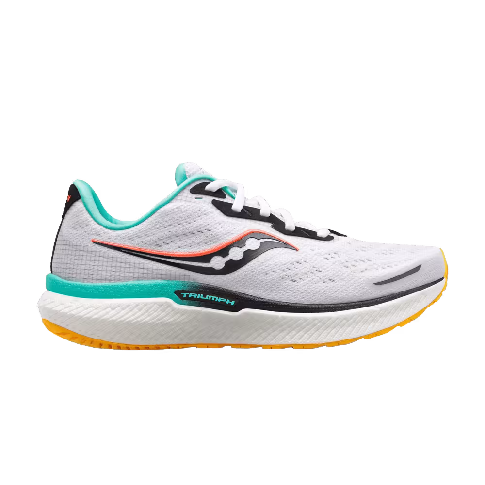 Saucony Women's Triumph 19 White ViZi
