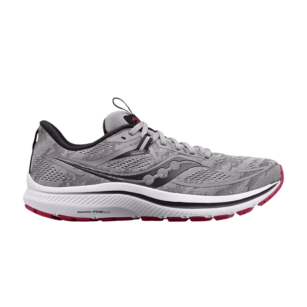 Saucony Omni 21 Wide Alloy Garnet