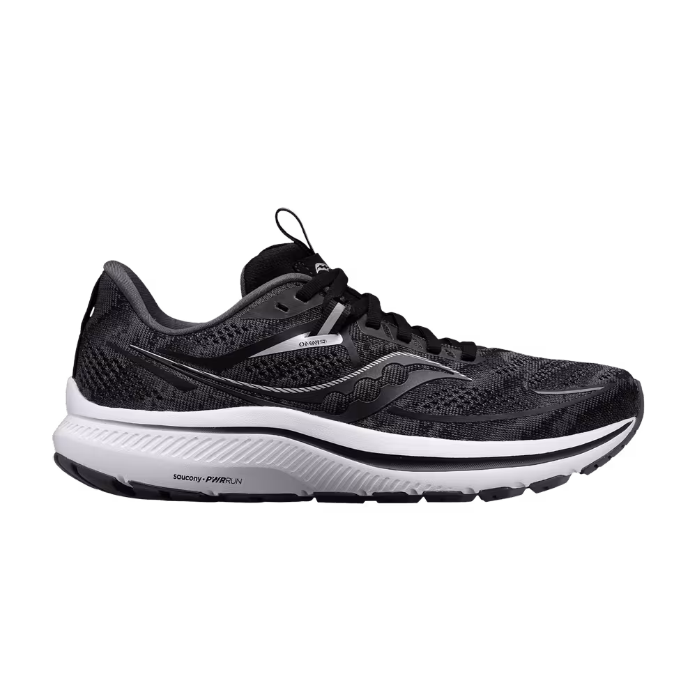 Saucony Omni 21 Wide Black White