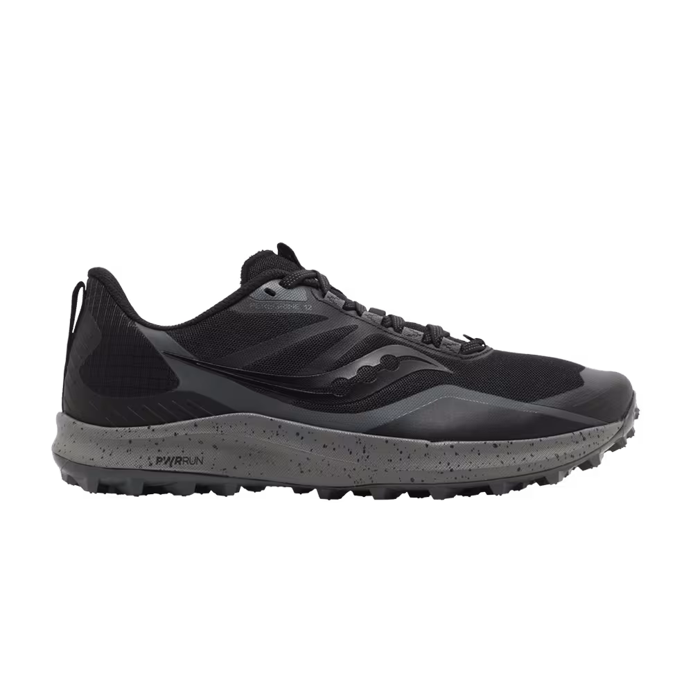 Saucony Peregrine 12 Black Charcoal