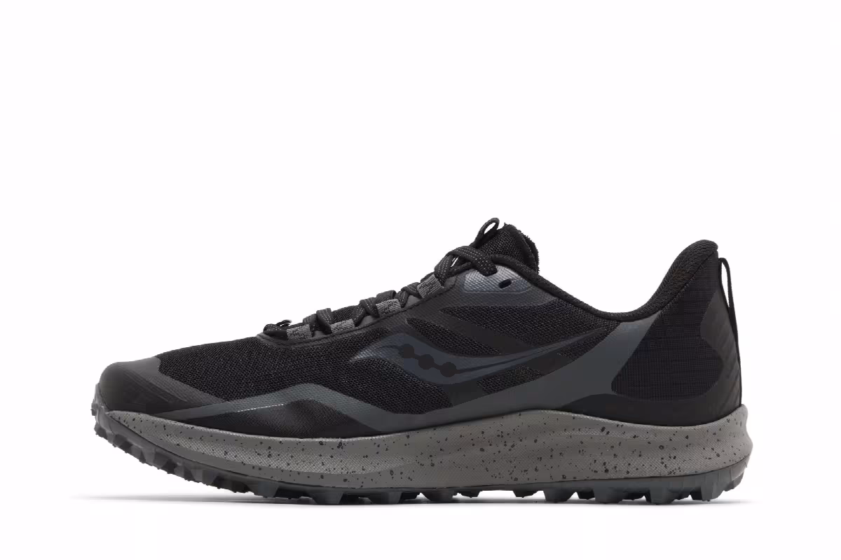 Saucony Peregrine 12 Black Charcoal, view 4