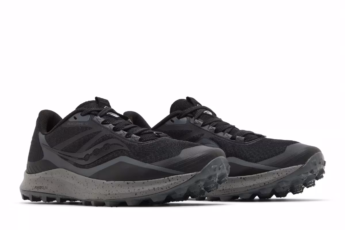 Saucony Peregrine 12 Black Charcoal, view 9