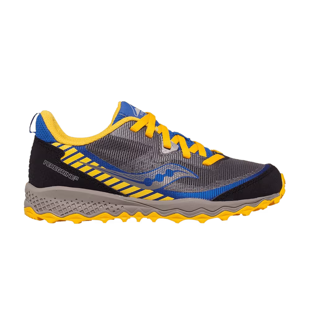 Saucony Peregrine 11 Shield Big Kid Grey Blue Gold