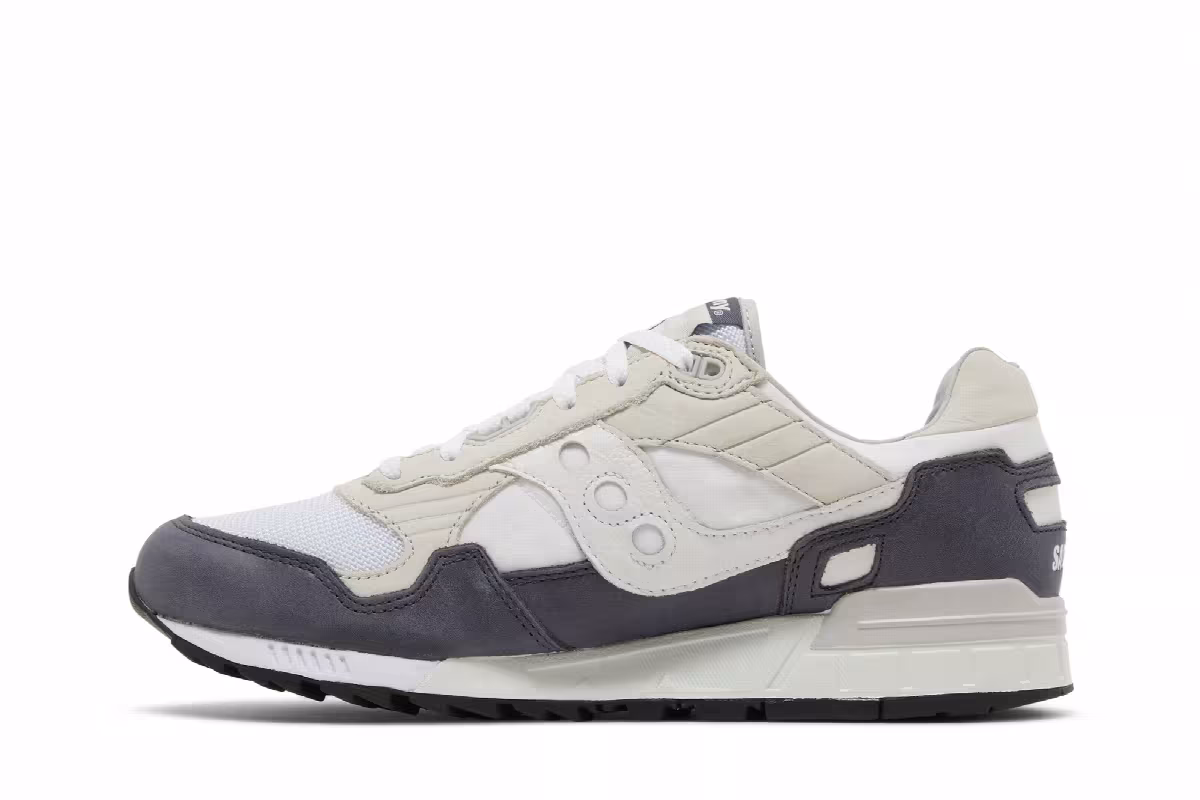 Saucony Shadow 5000 Premier White Navy, view 4