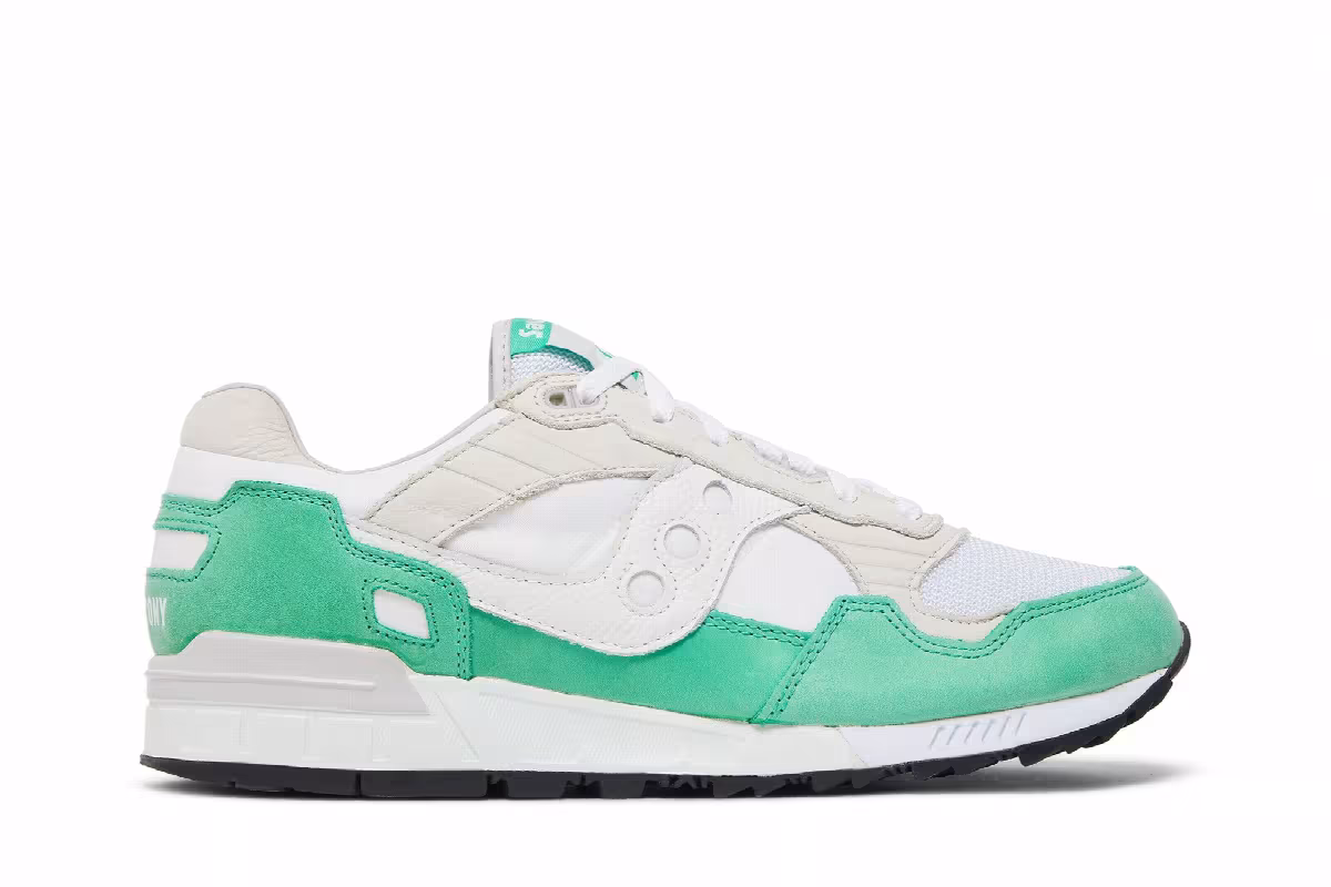 Saucony Shadow 5000 Premier White Green, view 2
