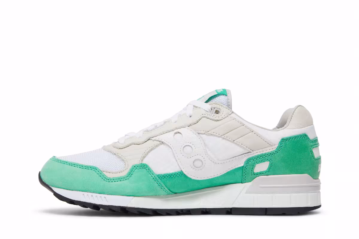 Saucony Shadow 5000 Premier White Green, view 4