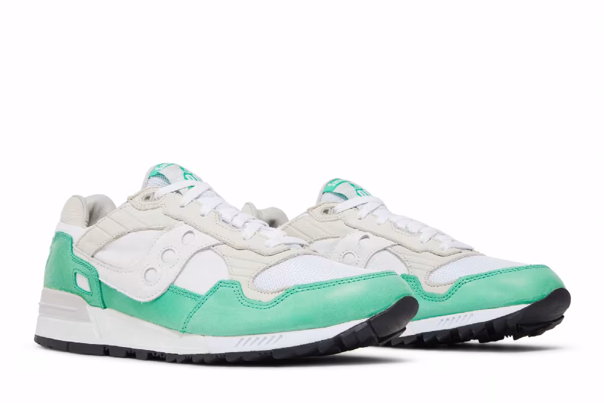 Saucony Shadow 5000 Premier White Green, view 9