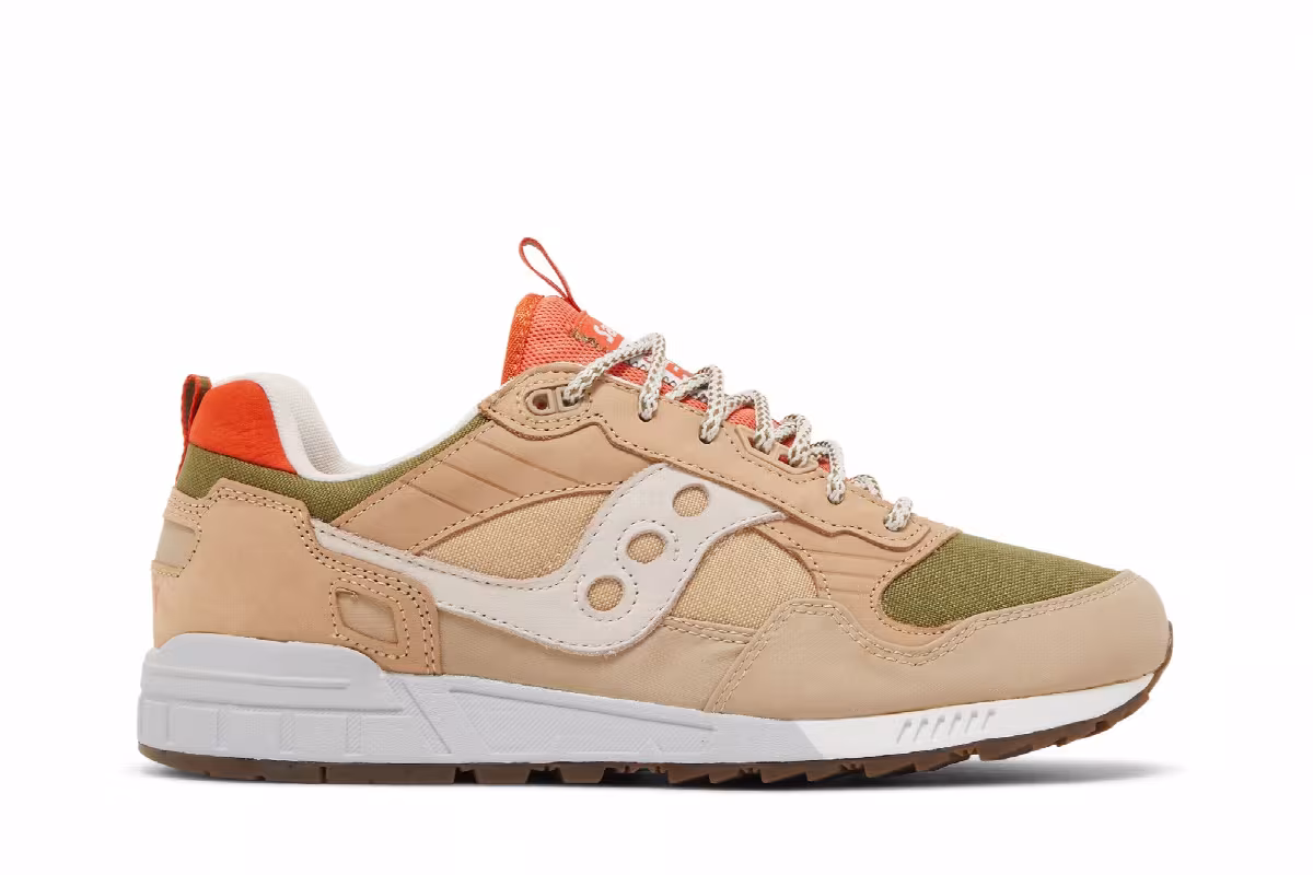 Saucony Shadow 5000 Outdoor Khaki Orange, view 2