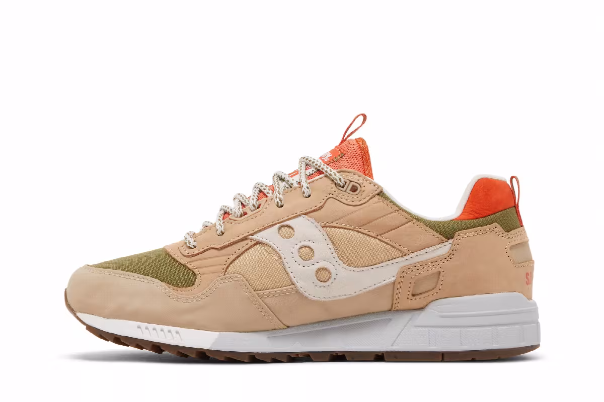 Saucony Shadow 5000 Outdoor Khaki Orange, view 4