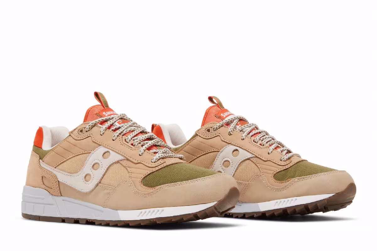 Saucony Shadow 5000 Outdoor Khaki Orange, view 9