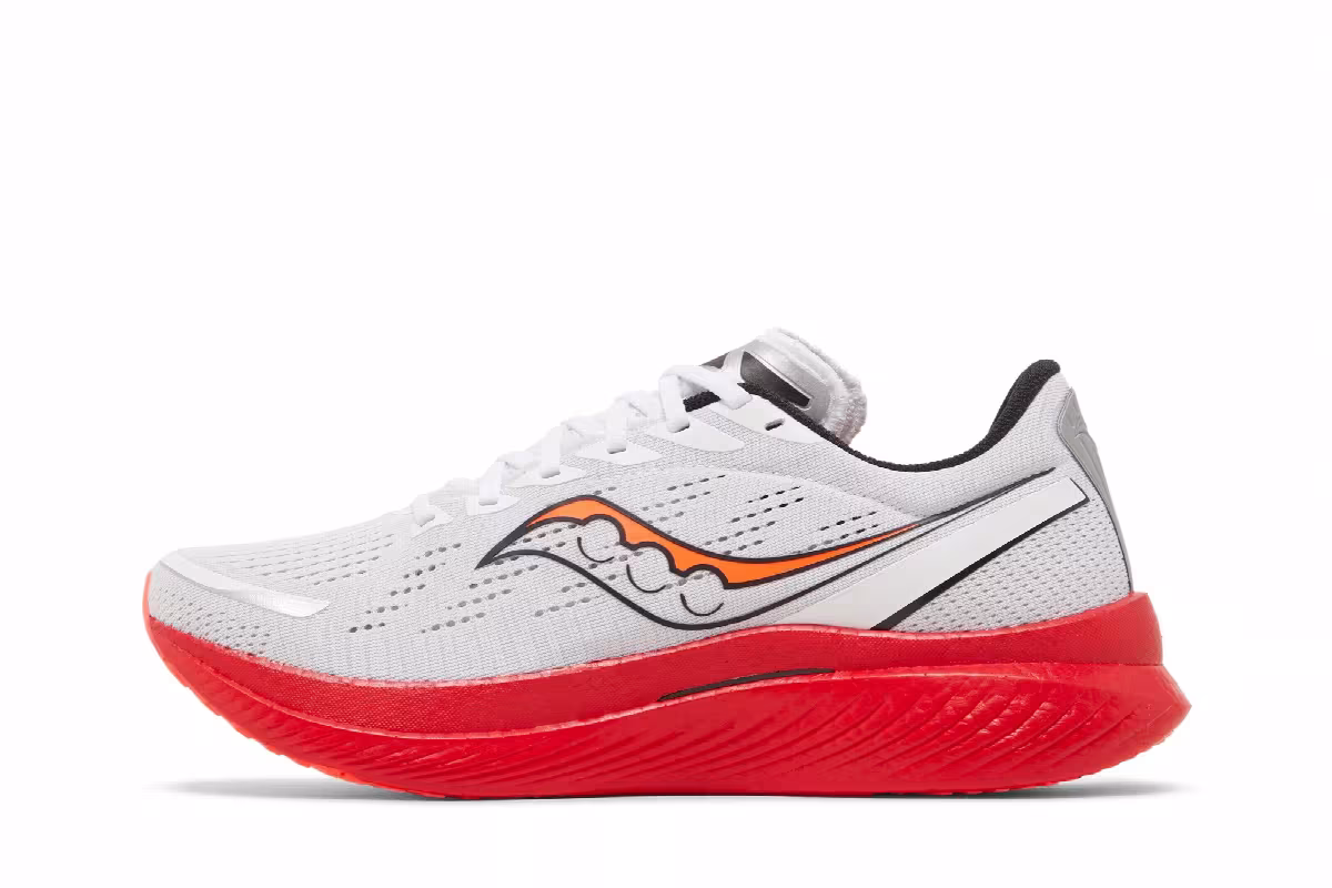 Saucony Endorphin Speed 3 White ViZiRed, view 4