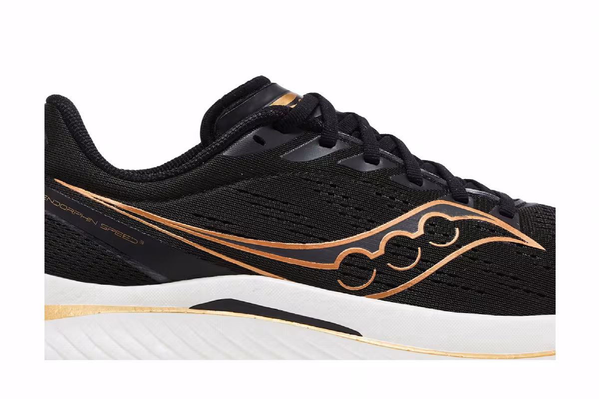 Saucony Endorphin Speed 3 Black Goldstruck, view 3
