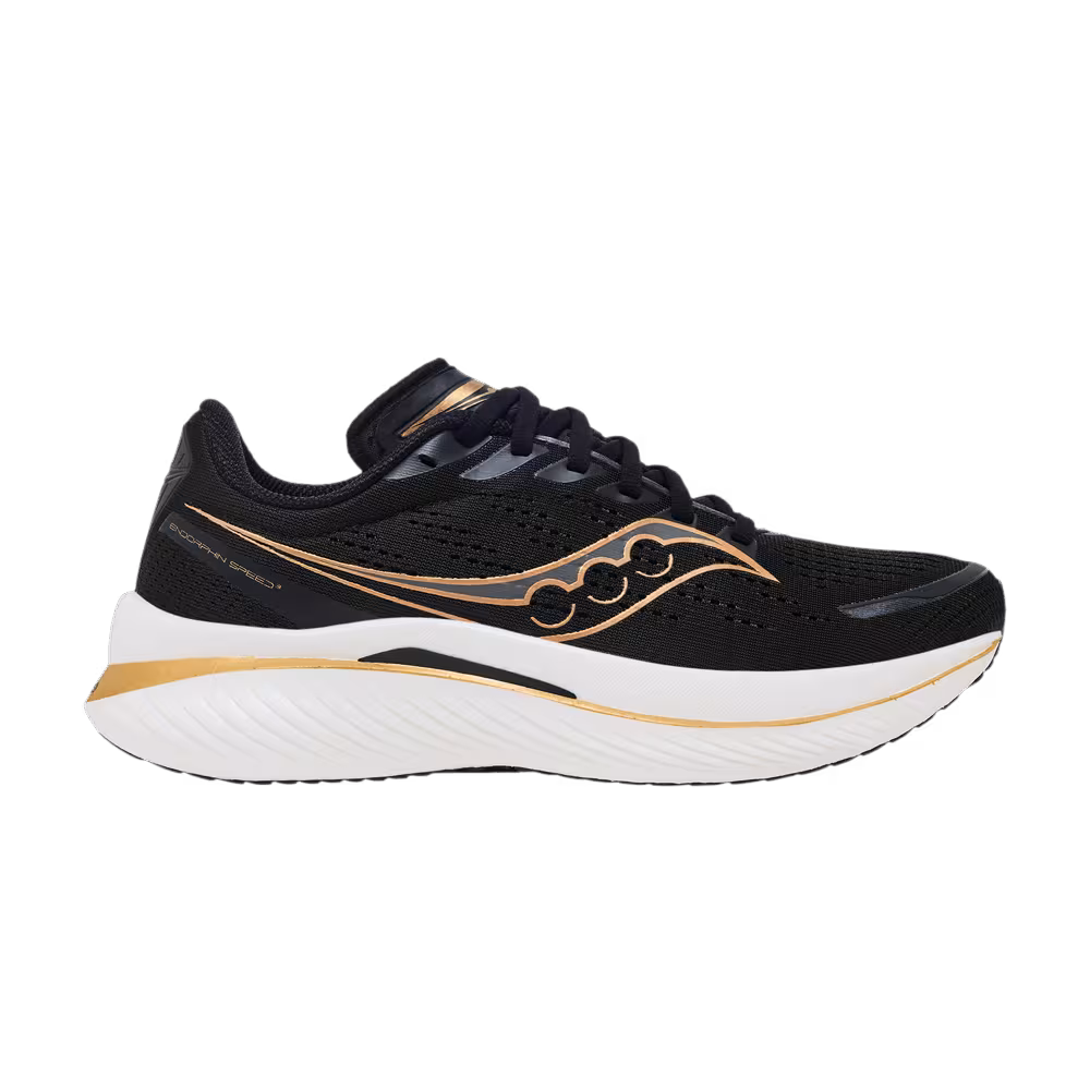 Saucony Women's Endorphin Speed 3 Black Goldstruck