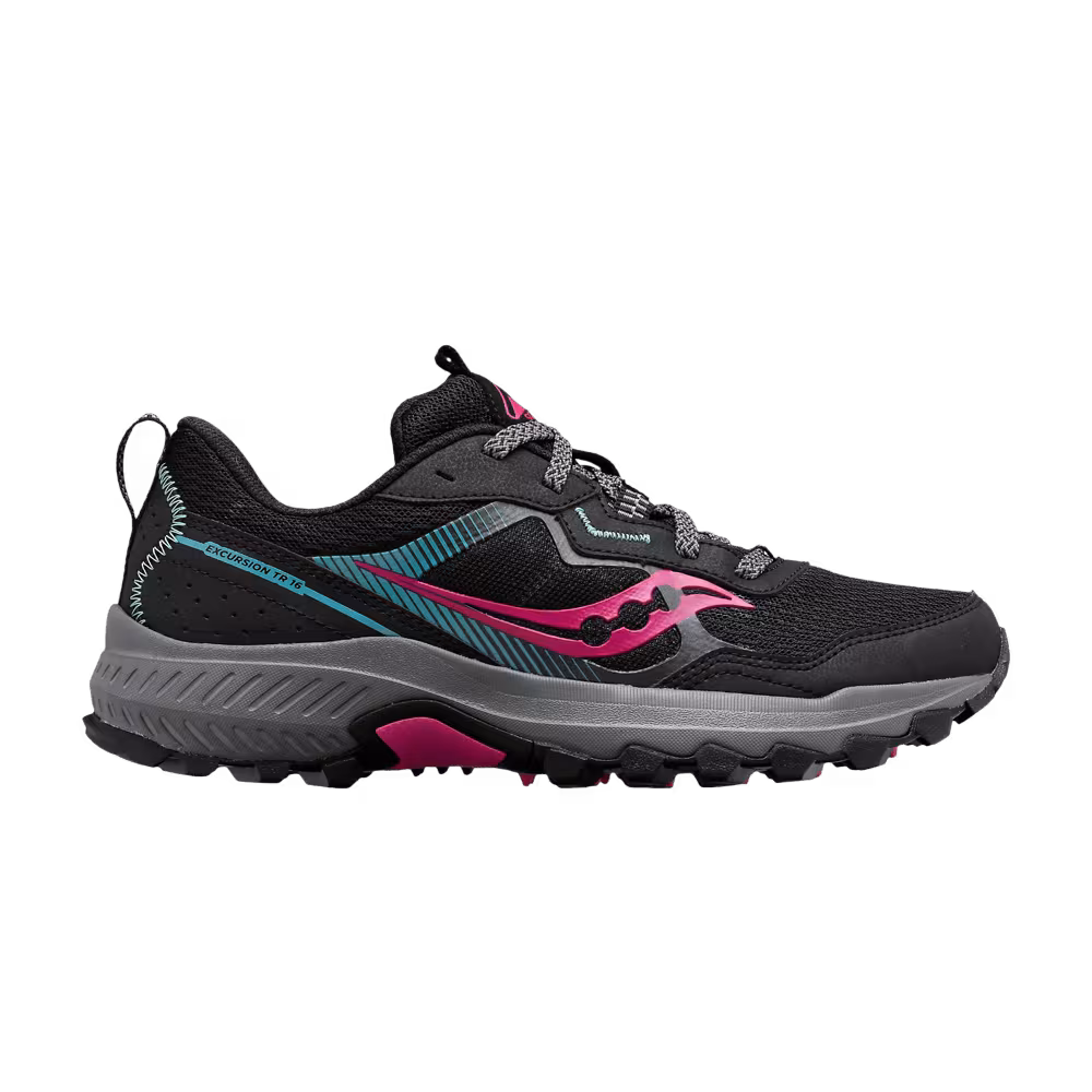 Saucony Women's Excursion TR16 Black Fuchsia