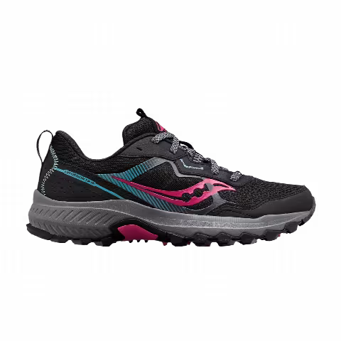 Saucony Wmns Excursion TR16 Wide 'Black Fuchsia'