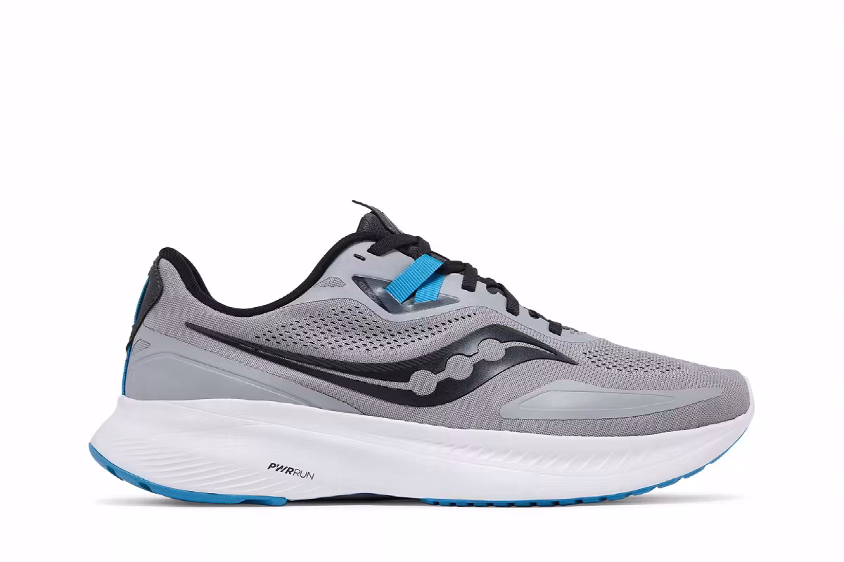 Saucony Guide 15 Wide Alloy Topaz, view 2