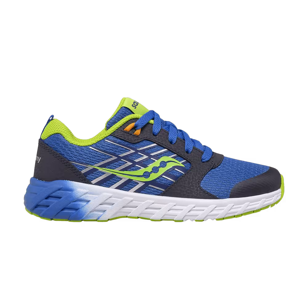 Saucony Wind 2.0 Lace Big Kid Blue Green