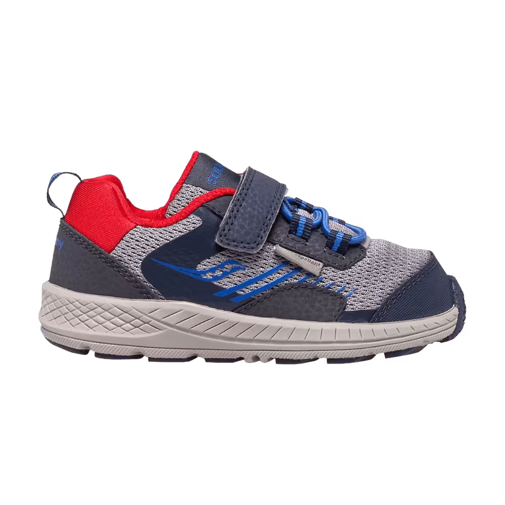 Saucony Wind Shield AC Little Kid Navy Grey Red
