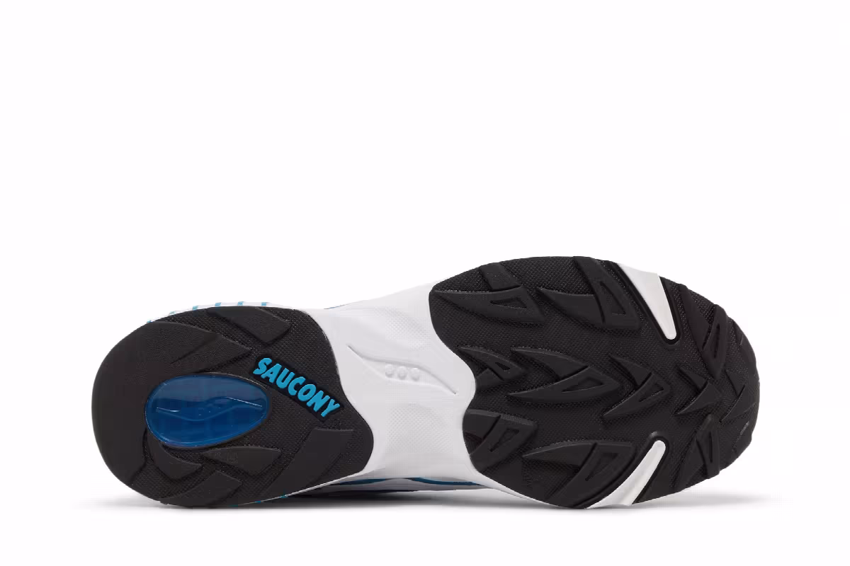 Saucony 3D Grid Hurricane White Royal, view 5