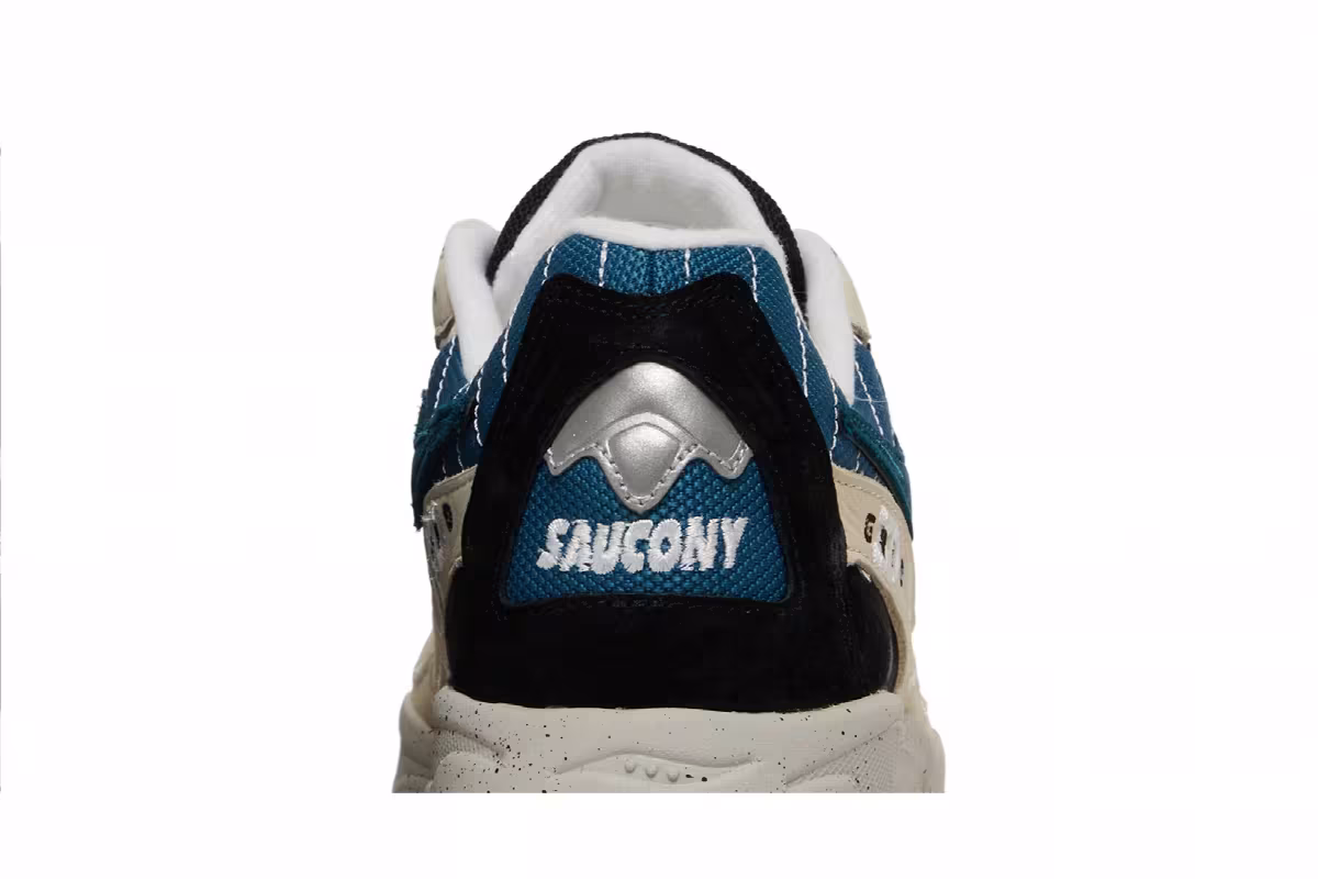Saucony 3D Grid Hurricane Cream Blue, view 8