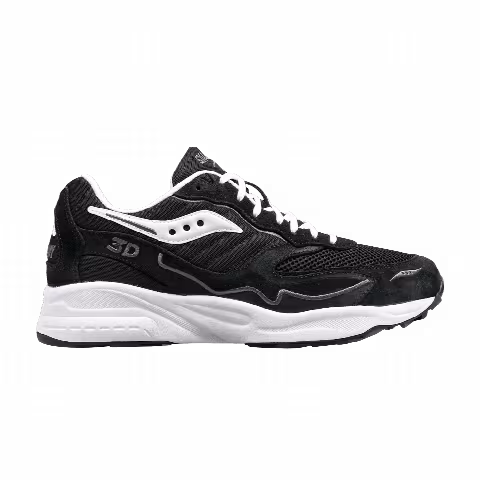 Saucony 3D Grid Hurricane 'Black White'