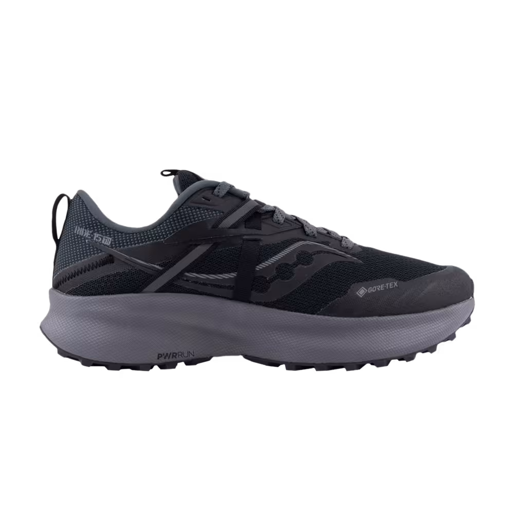 Saucony Ride 15 TR GORE-TEX Black Charcoal