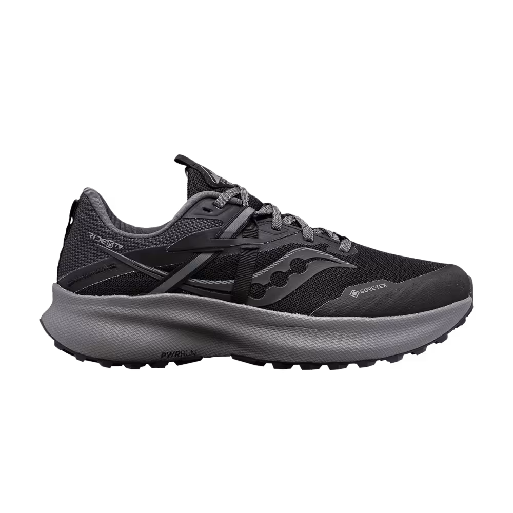 Saucony Women's Ride 15 TR GORE-TEX Black Charcoal