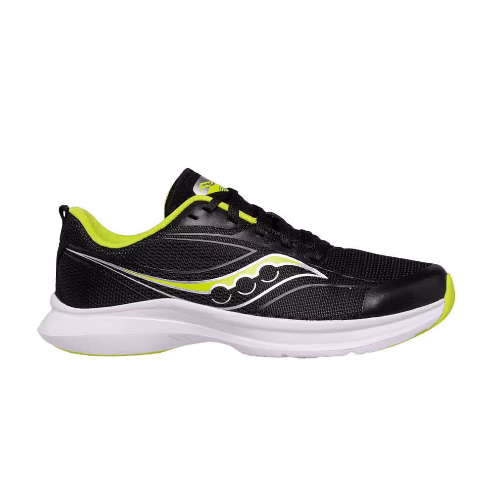 Saucony Kinvara 13 Big Kid Black Lime