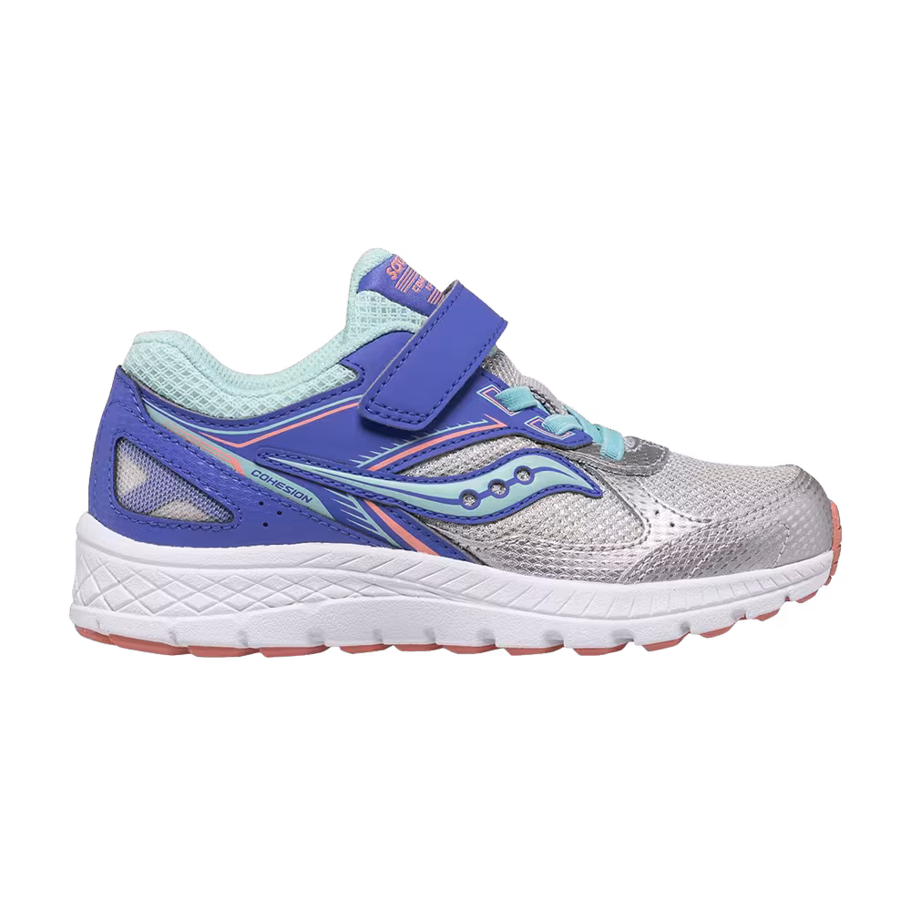 Saucony Cohesion 14 A/C Big Kid Silver Periwinkle