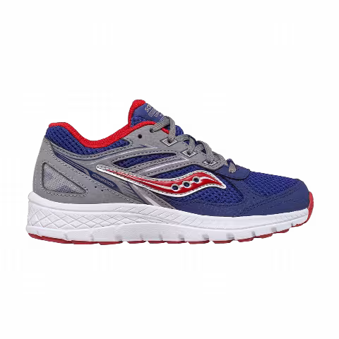 Saucony Cohesion 14 Lace Big Kid 'Navy Red'