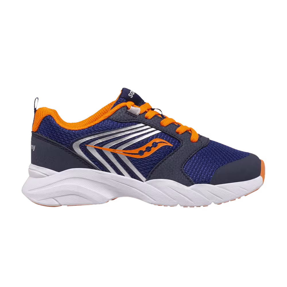 Saucony Wind FST Lace Little Kid Navy Orange