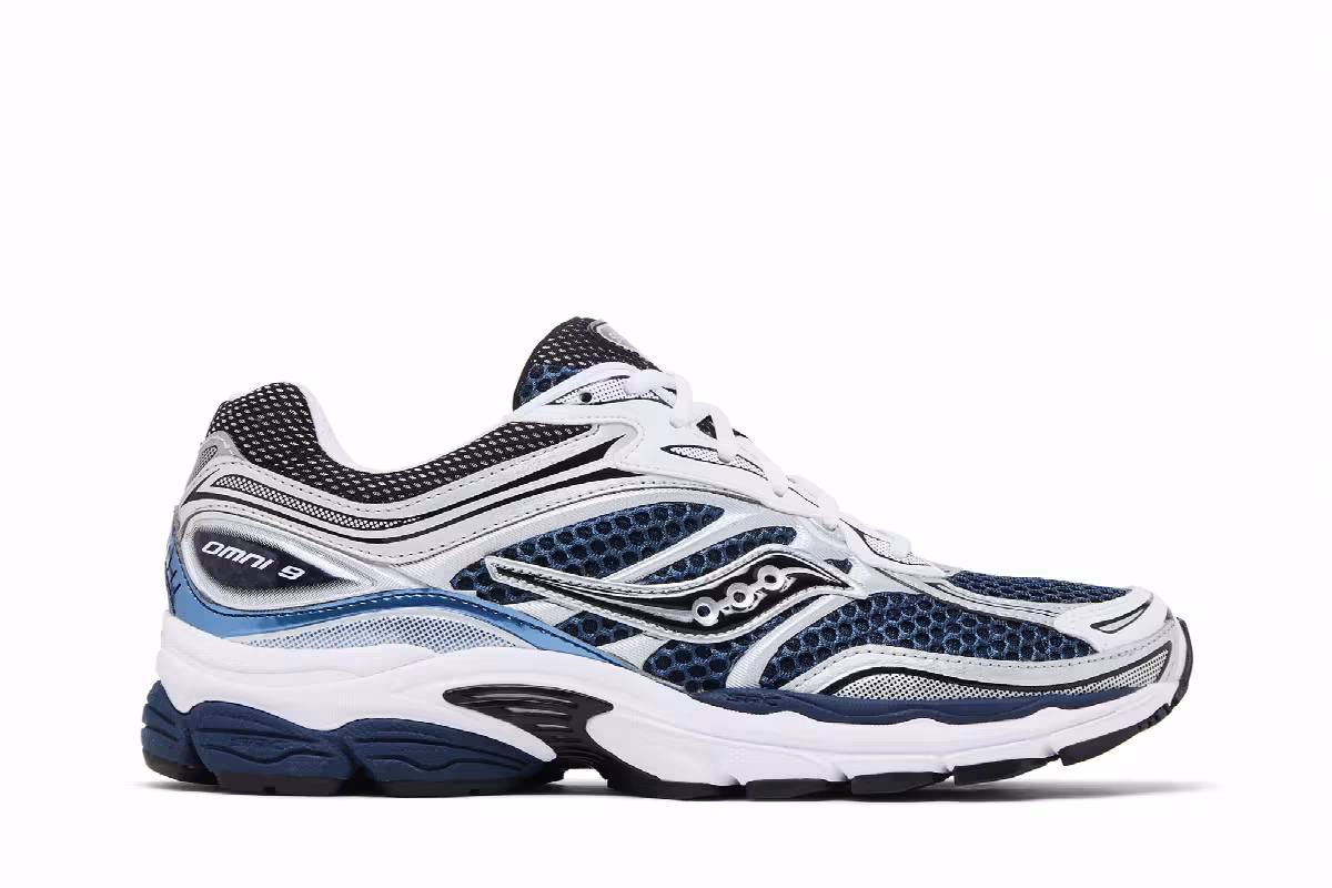 Saucony Progrid Omni 9 Deep Navy, view 2