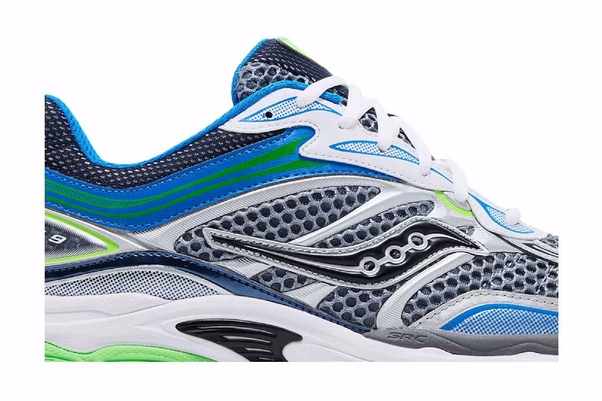 Saucony Progrid Omni 9 Grey Slime, view 3