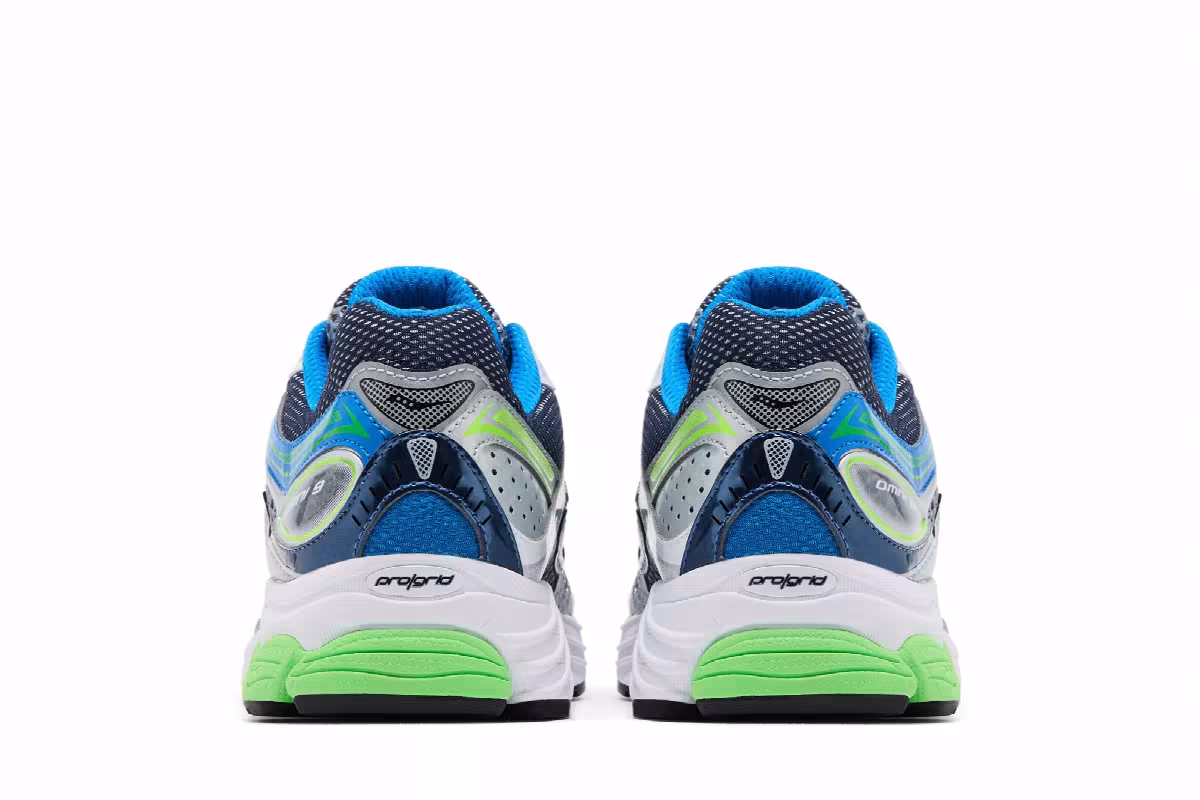 Saucony Progrid Omni 9 Grey Slime, view 7
