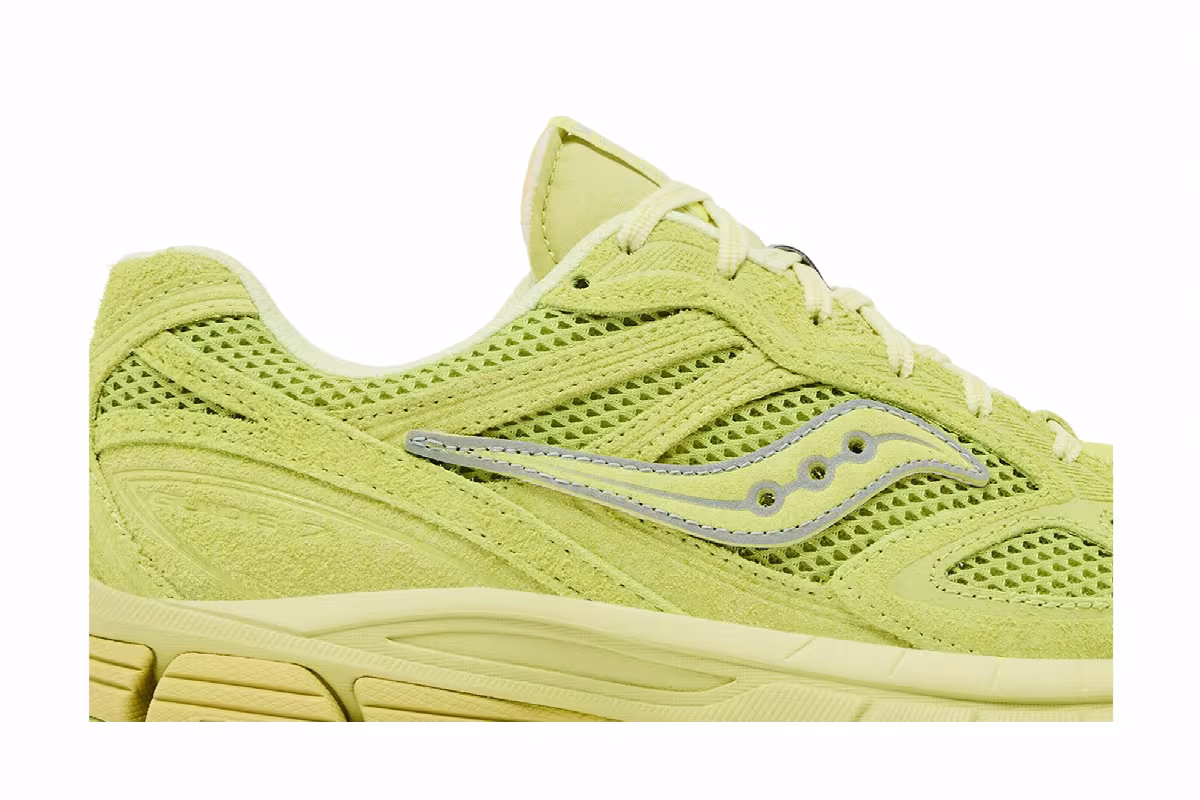 3sixteen x Saucony ProGrid Guide 7 Lime, view 3