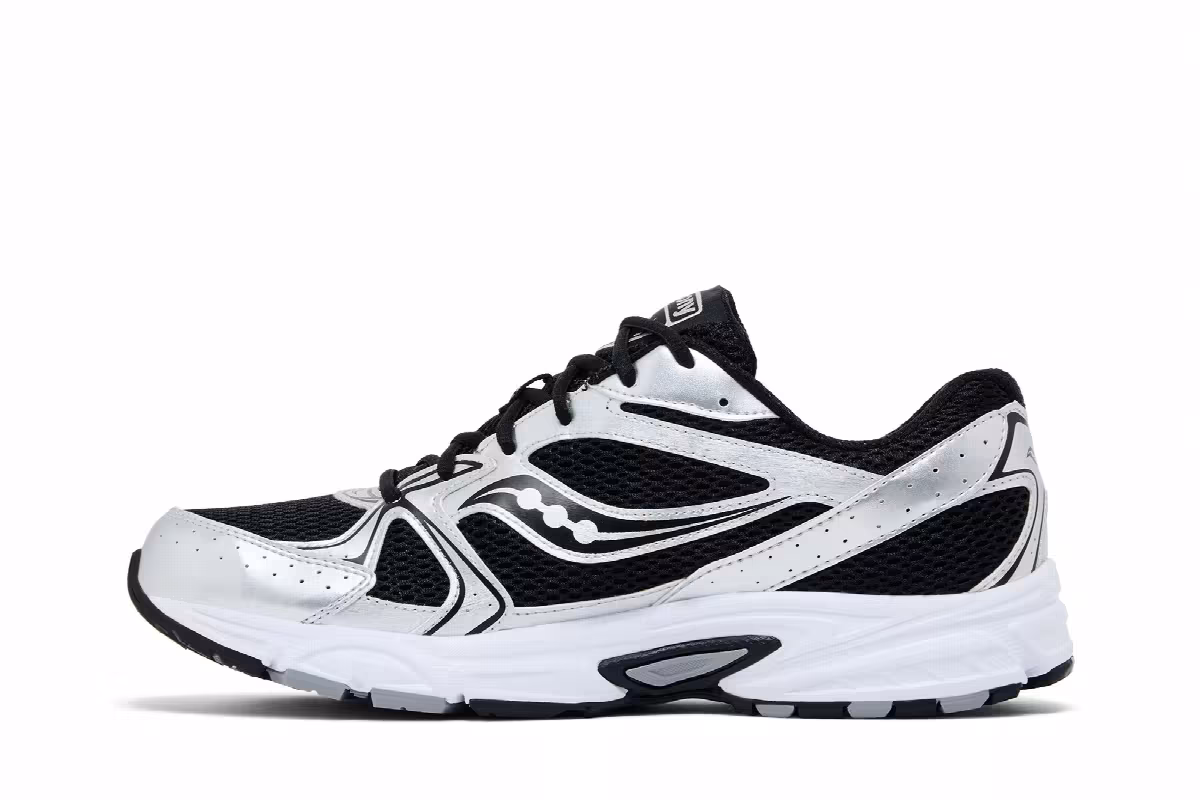 Saucony Grid Ride Millennium Black Silver, view 4