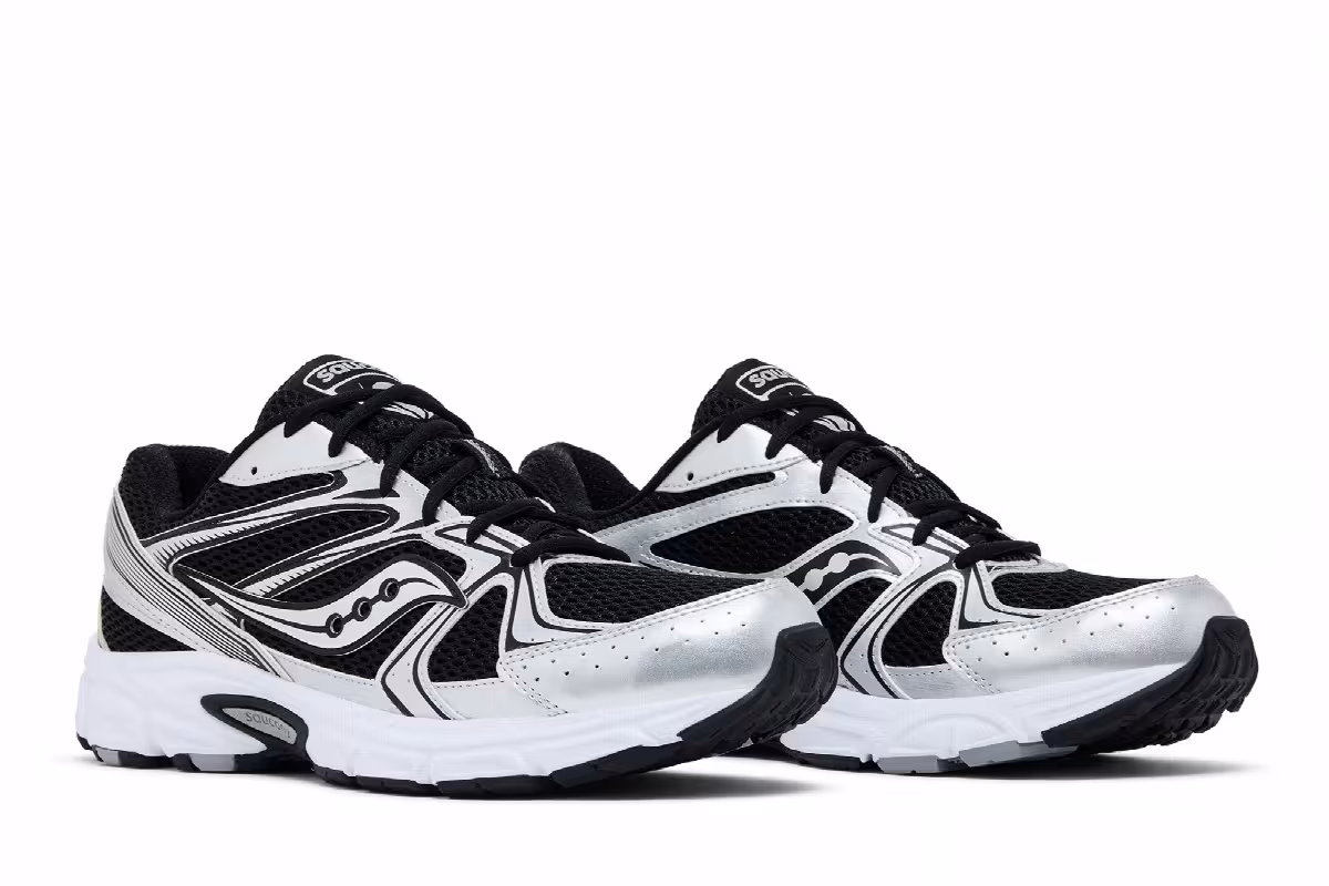 Saucony Grid Ride Millennium Black Silver, view 9