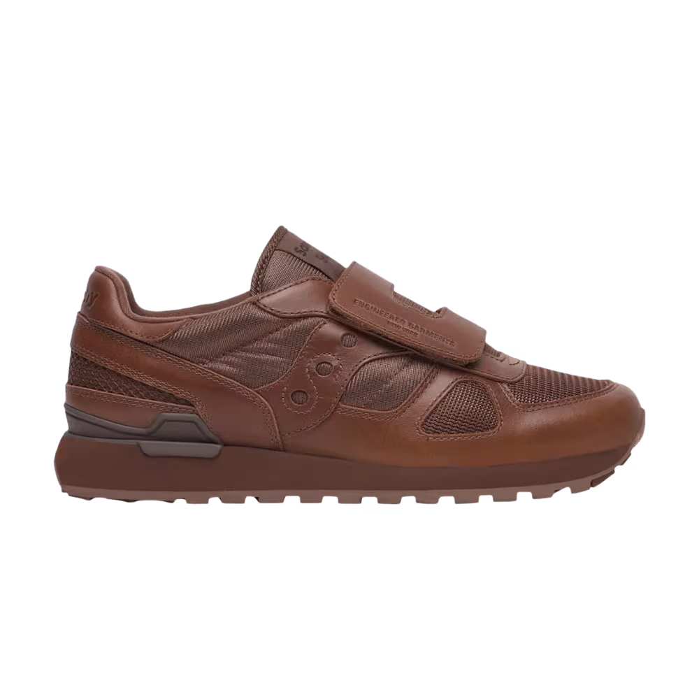 Engineered Garments x Saucony Shadow Double Velcro Brown