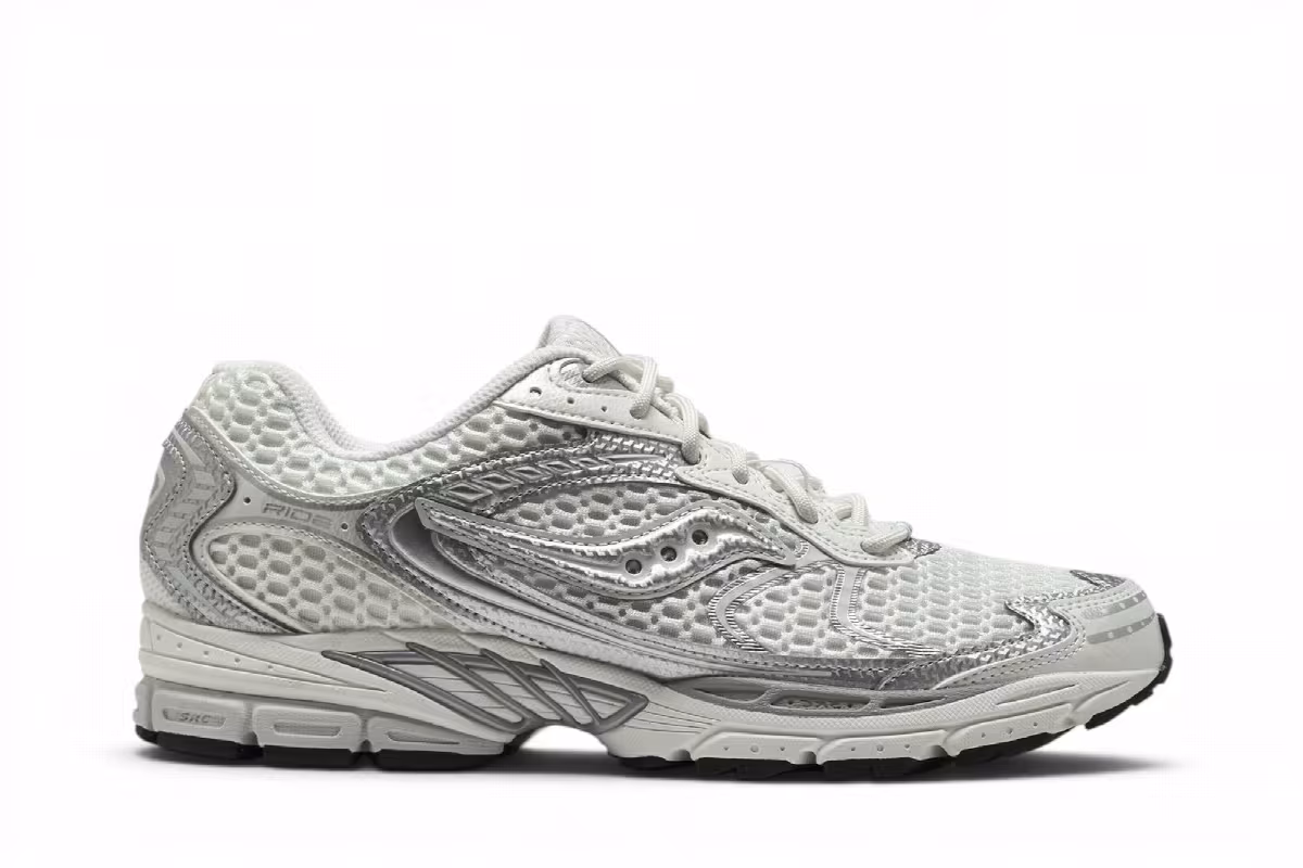 Saucony Progrid Ride 1 Ivory Silver, view 2