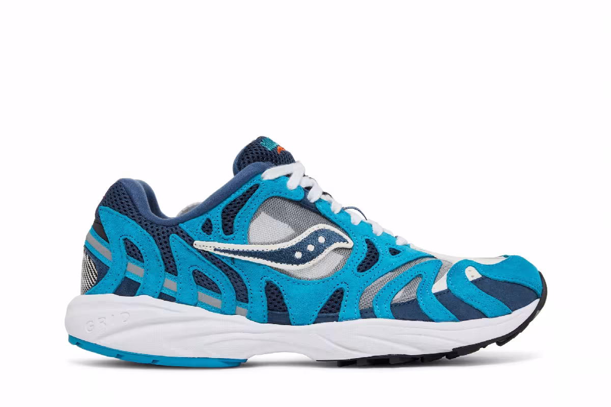 Saucony Grid Azura 2000 Denim, view 2