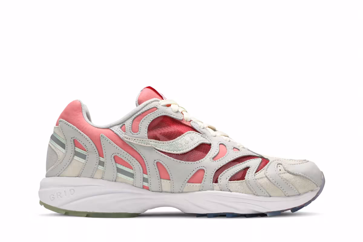 END. x Saucony Azura 2000 The Brain, view 2