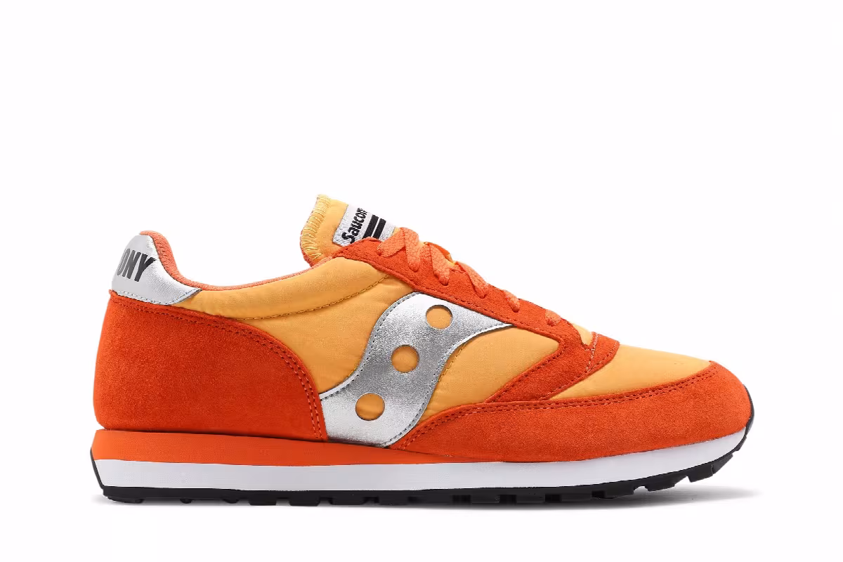 Saucony Jazz 81 Orange Aluminum Silver, view 2