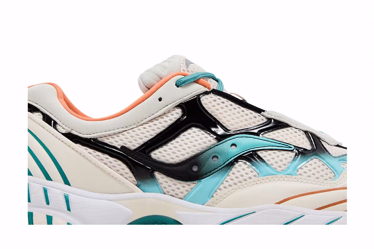 Saucony Grid Web Tan Blue, view 3