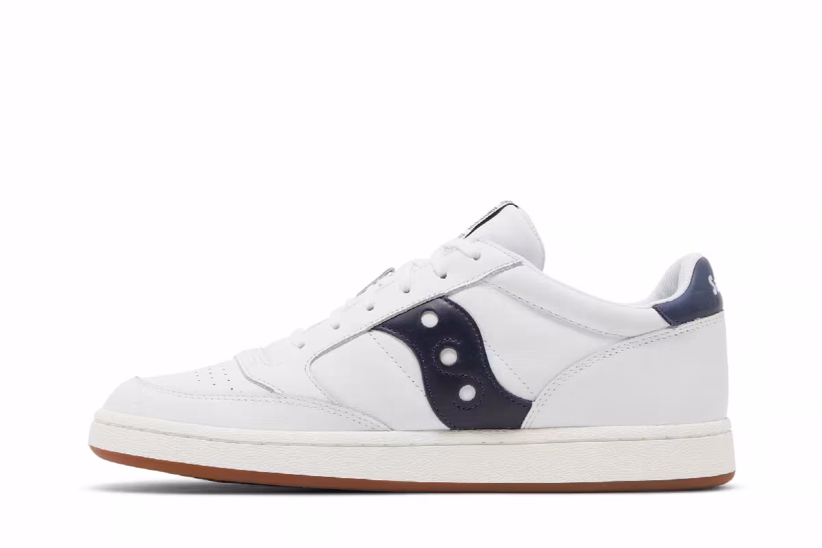 Saucony Jazz Court White Navy, view 4