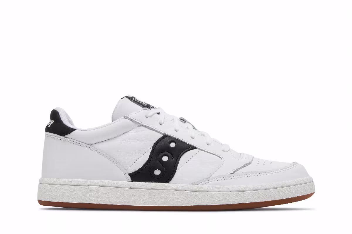 Saucony Jazz Court White Black, view 2