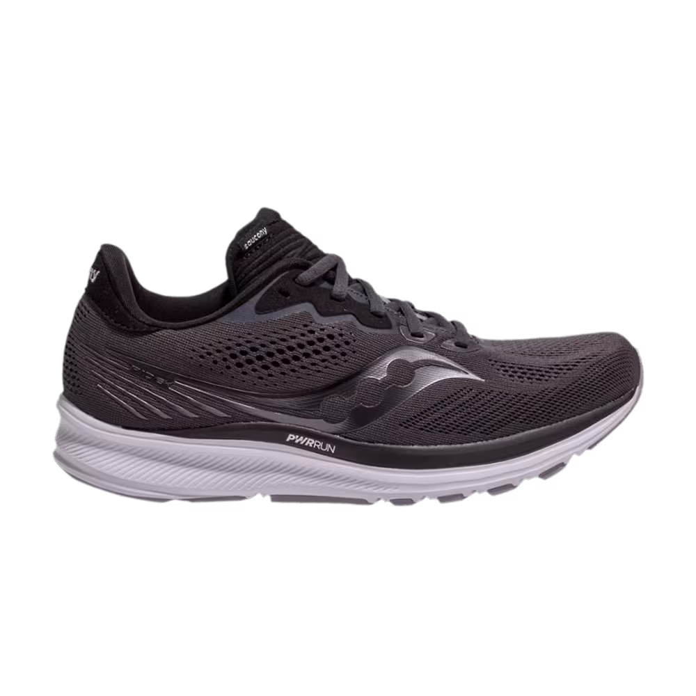 Saucony Women's Ride 14 Wide Charcoal
