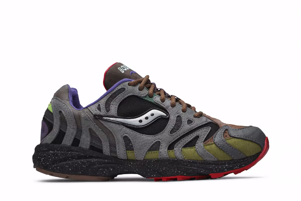 Bodega x Saucony Grid Azura 2000 Ever Ready, view 2