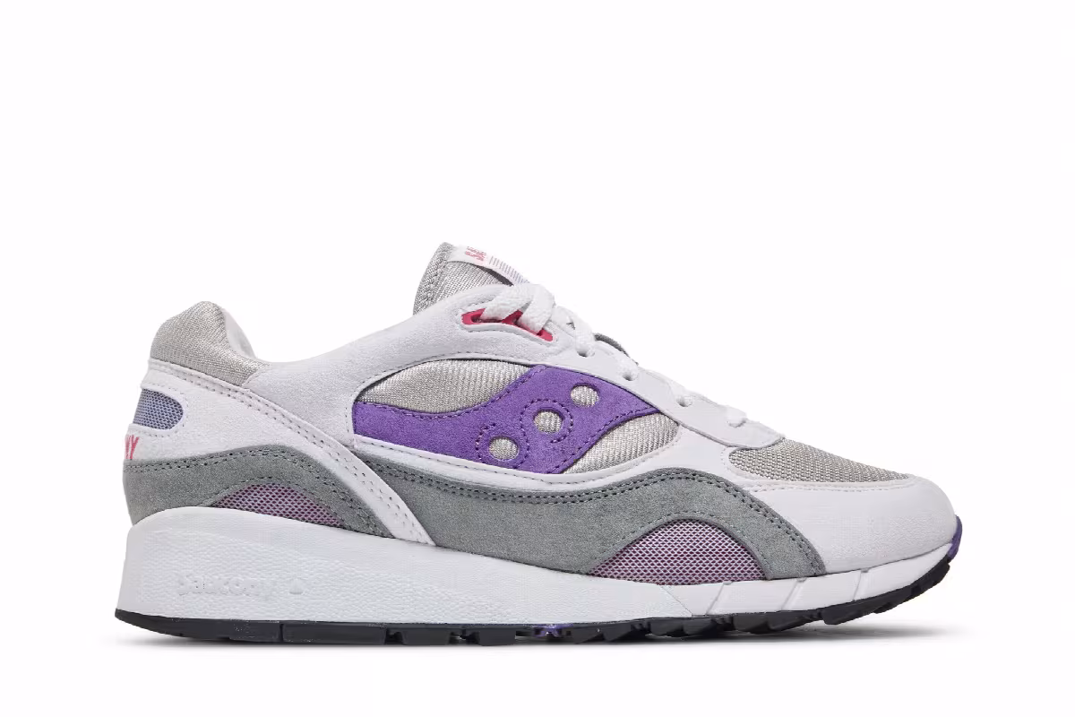 Saucony Shadow 6000 White Purple, view 2
