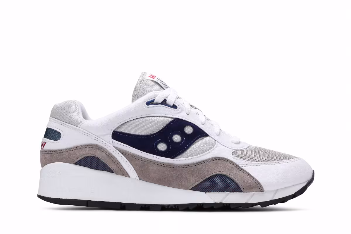 Saucony Shadow 6000 White Navy, view 2