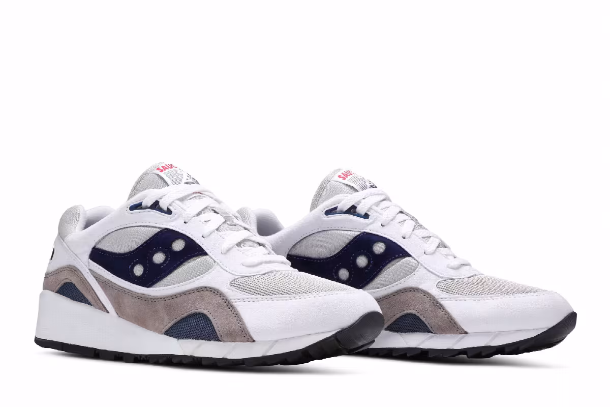 Saucony Shadow 6000 White Navy, view 9